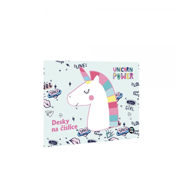 Desky na číslice Unicorn iconic KARTONPP