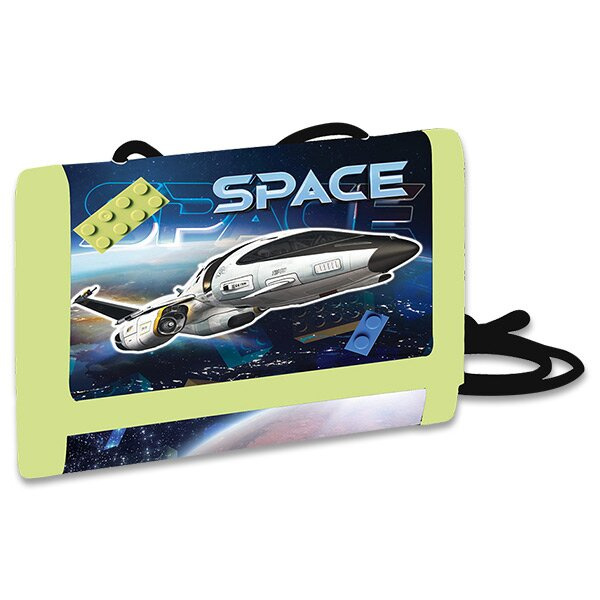 Dětská textilní peněženka Space