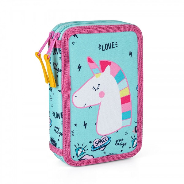 Oxybag Penál 2 p. prázdný Unicorn iconic