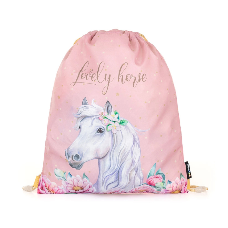 Sáček na cvičky oxybag - Kůň romantic
