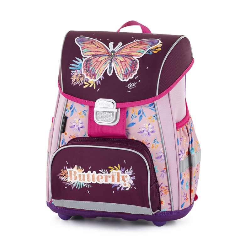Oxybag Školní batoh PREMIUM  Motýl