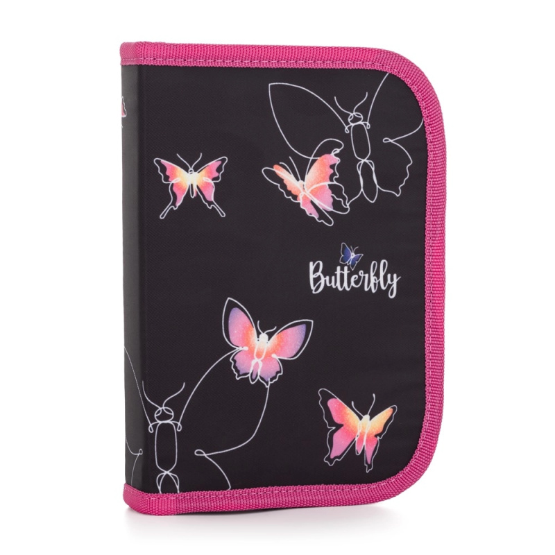 Oxybag Penál 1 p. 2 chlopně, prázdný OXY NEXT Butterfly