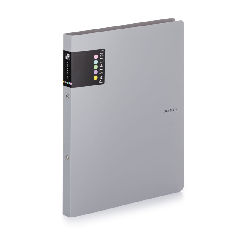 Karton P+P Pořadač A4 PP - 2kroužek - PASTELINi šedá - 2-138