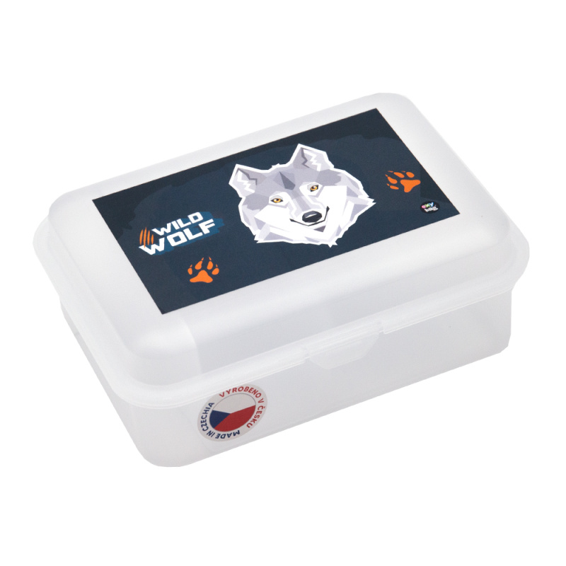 Karton P+P box na svačinu vlk