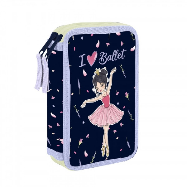 Penál 2 p. prázdný Baletka KARTONPP