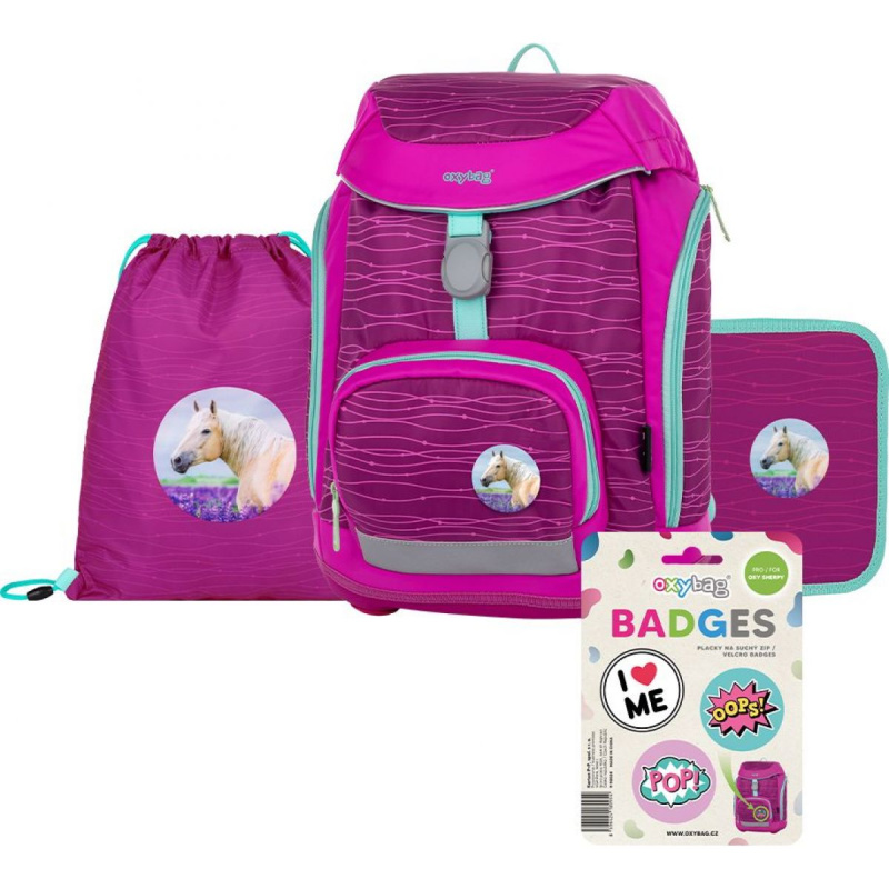 Set 4dílný OXY Sherpy Pink