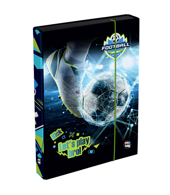 Box na sešity oxybag Fotbal 2 A4 JUMBO