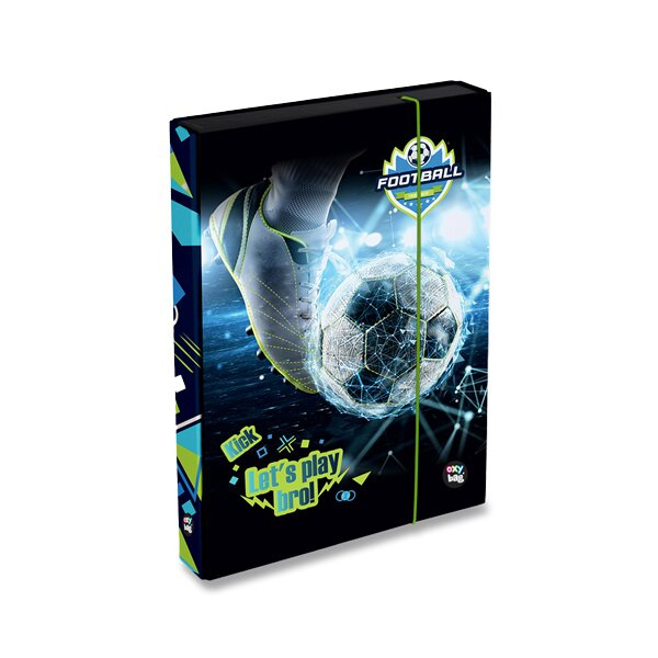 Box na sešity oxybag Fotbal 2 A4 JUMBO
