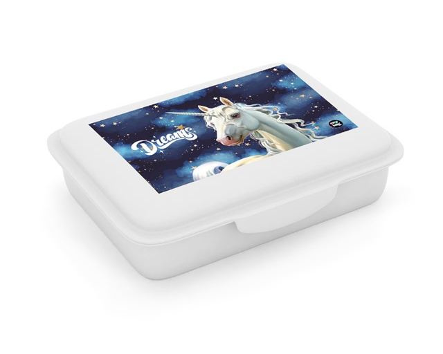 Karton P+P box na svačinu Unicorn 1