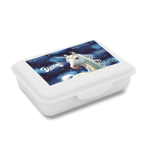 Karton P+P box na svačinu Unicorn 1