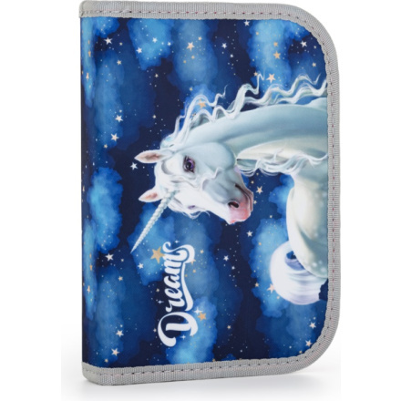 Penál 1 p. 2 chlopně, prázdný Unicorn 1