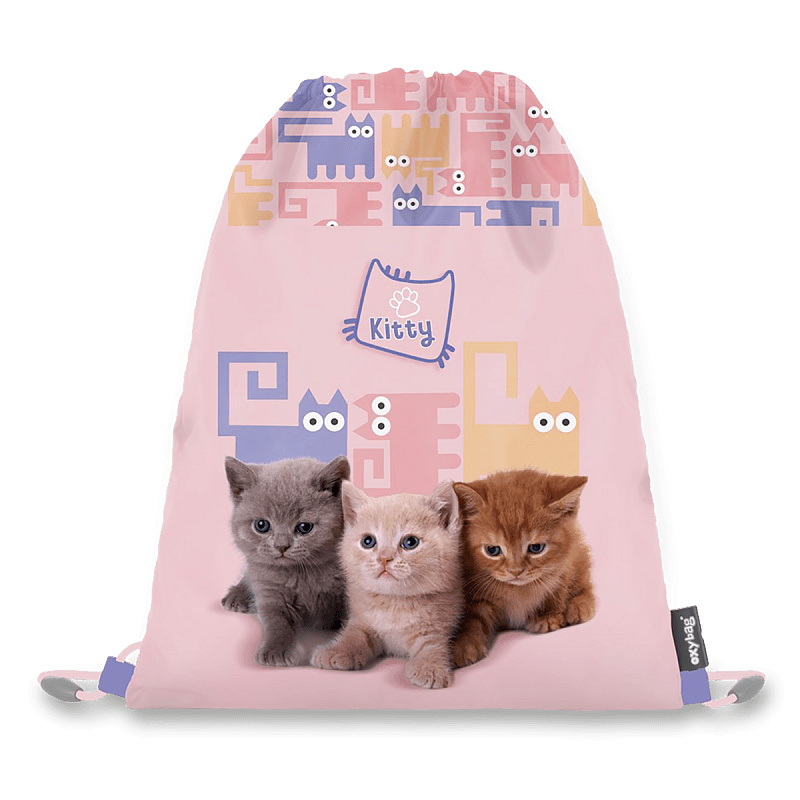 Sáček na přezůvky s motivem Mazlíčci