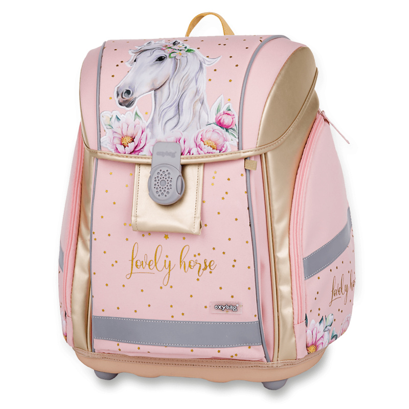 Školní batoh Premium Light kůň Romantic