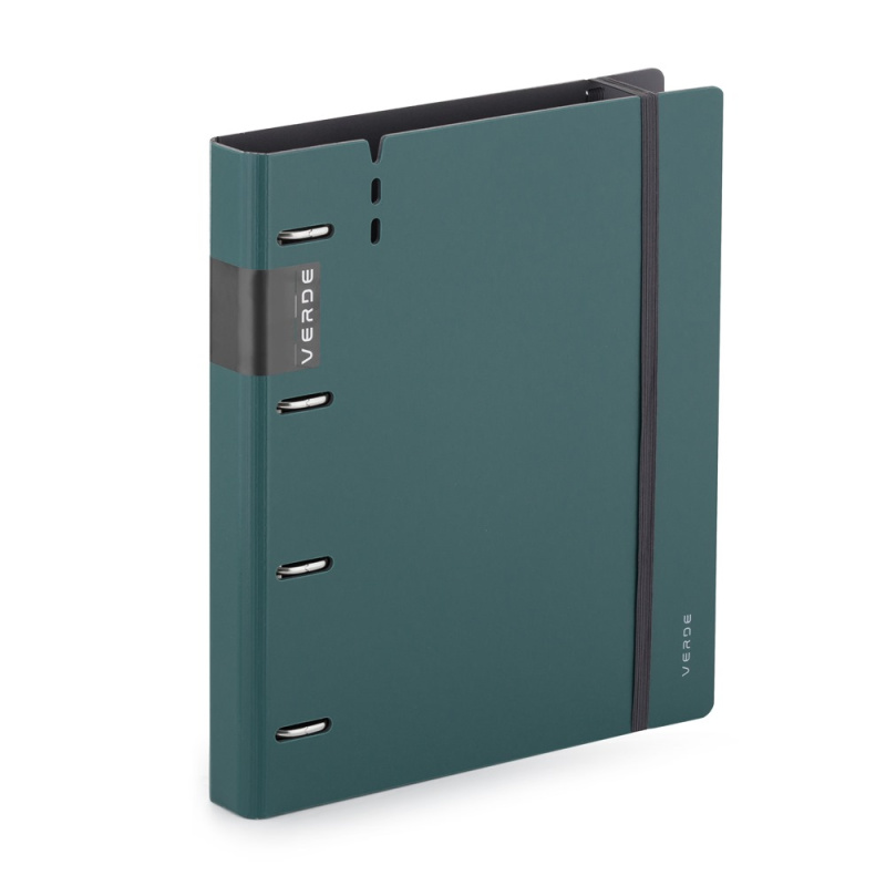 Pořadač A4 pěna 4kroužek D30 VERDE zelená KARTONPP