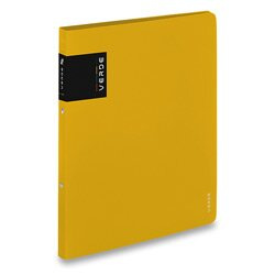 Pořadač PP A4 2kr. VERDE hořčice KARTONPP
