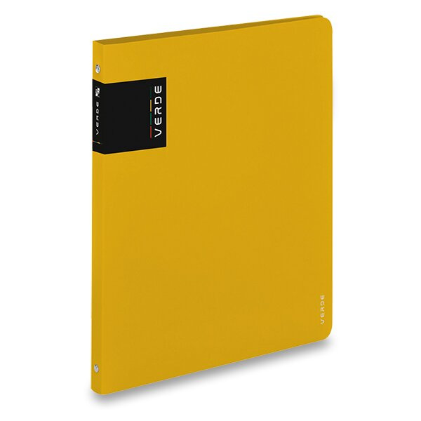 Pořadač PP A4 4kr. VERDE hořčice KARTONPP