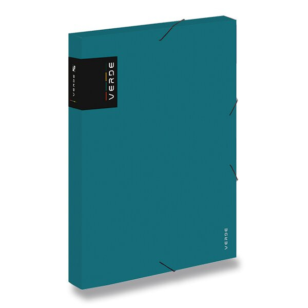 Krabice PP s gumou A4 VERDE milano KARTONPP