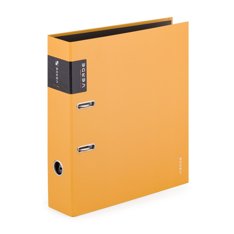 Pořadač A4 lamino páka 7cm VERDE hořčice KARTONPP