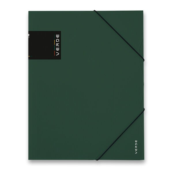 Sloha s gumou A4 PP VERDE zelená KARTONPP