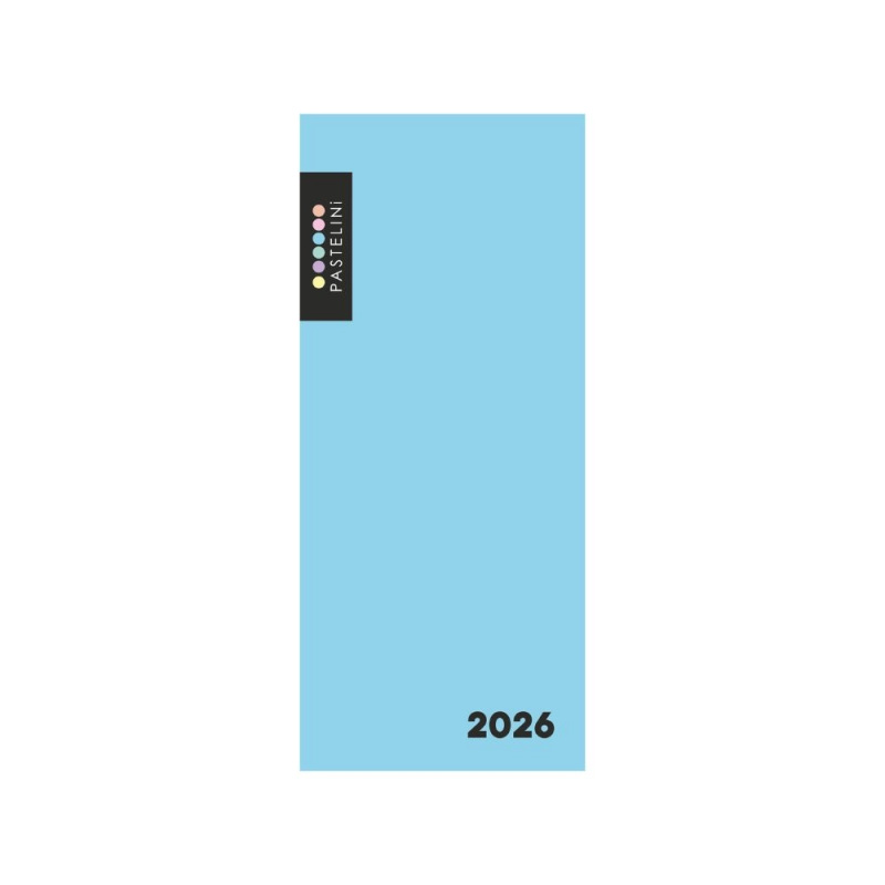 Týdenní diář modrý 2026 Pastelini