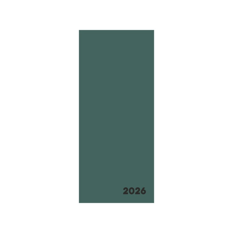 Týdenní diář 2026 Verde zelený