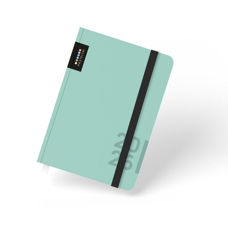 Diář týdenní 2026 zelený PASTELINI A6