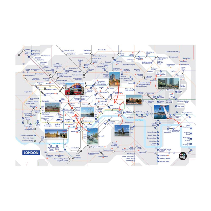 Podložka na stůl PP 60 x 40 cm London