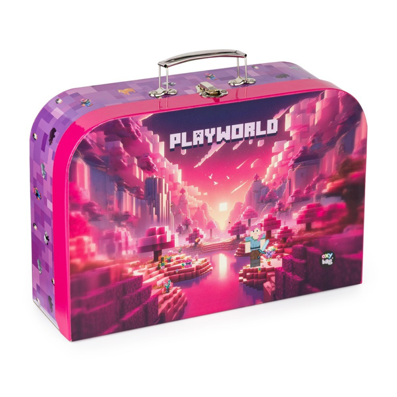 Karton P+P Kufřík lamino Playworld Girl 34 cm