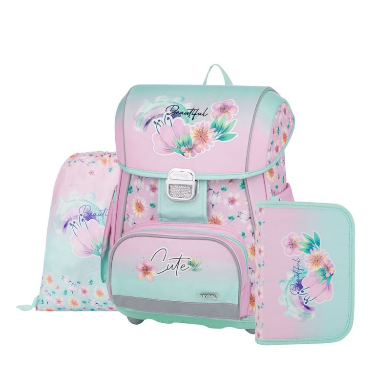 Školní set 3ks PREMIUM Flowers KARTONPP