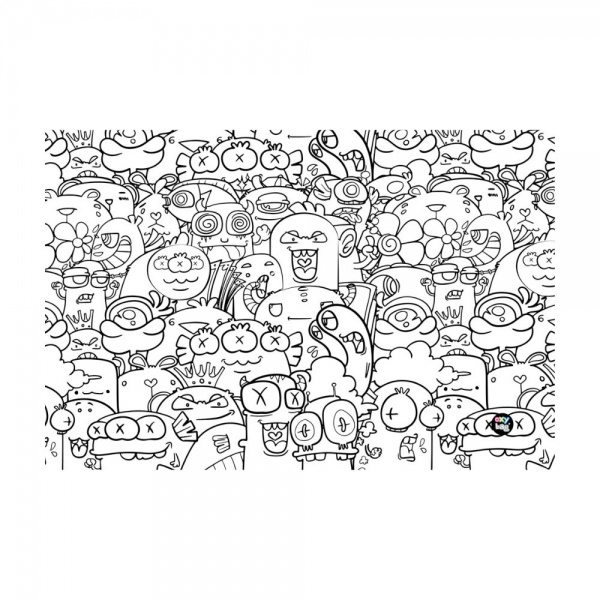 Podložka na stůl PP 60 x 40 cm monsters