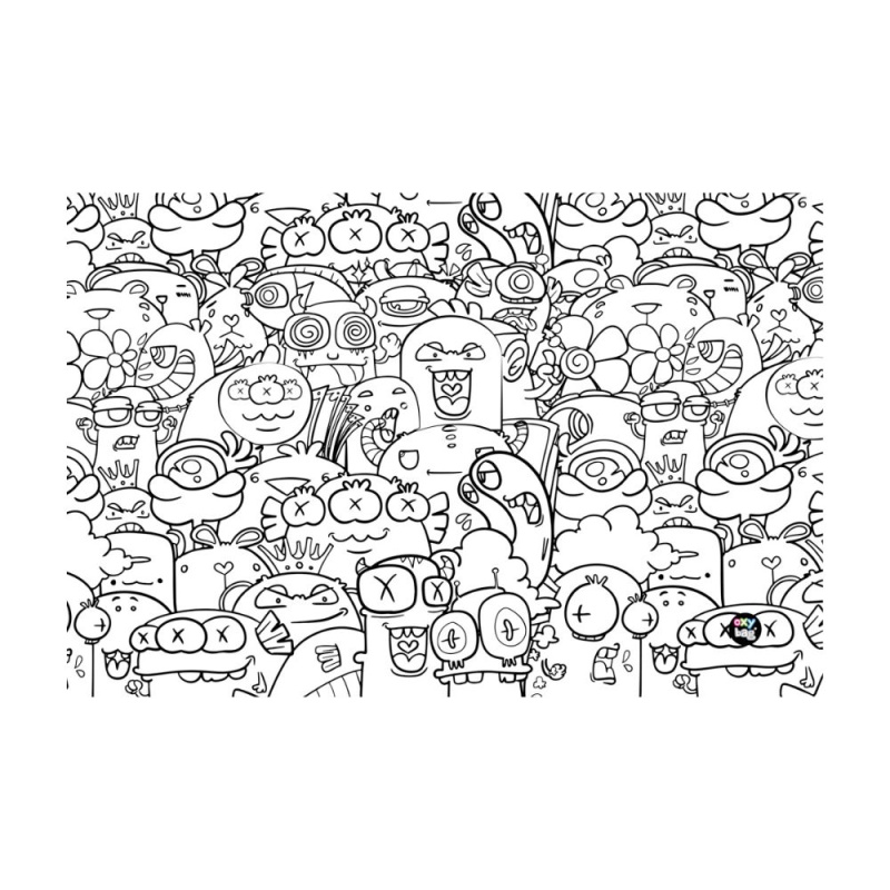 Podložka na stůl PP 60 x 40 cm monsters