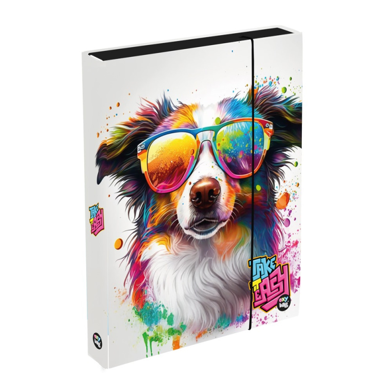 Box na sešity A4 s motivem psa