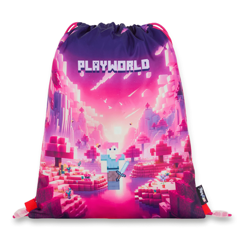 Sáček na cvičky Oxybag Playworld Girl