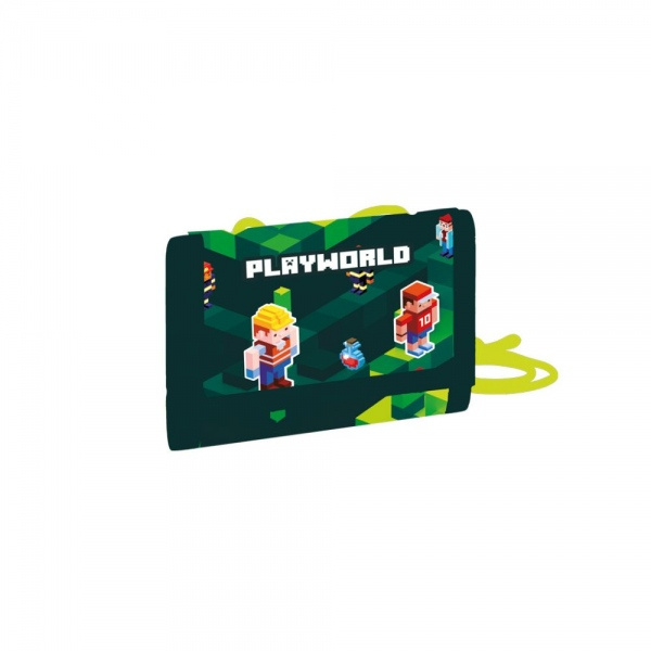 Dětská textilní peněženka s motivem Playworld