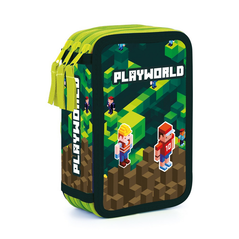 Penál 3 p. prázdný Playworld KARTONPP