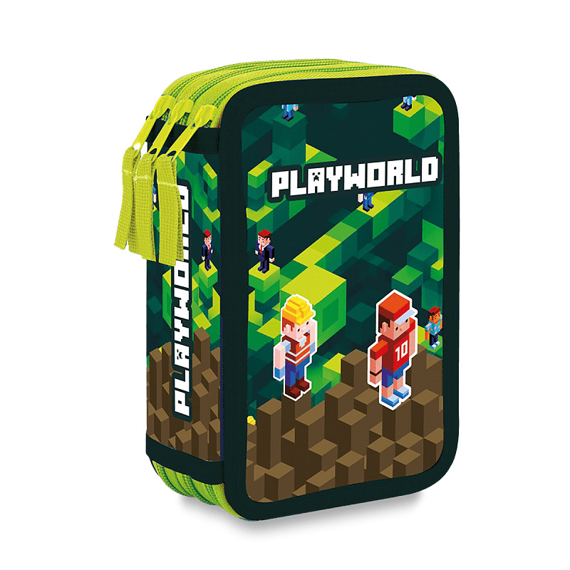 Penál 3 p. prázdný Playworld KARTONPP