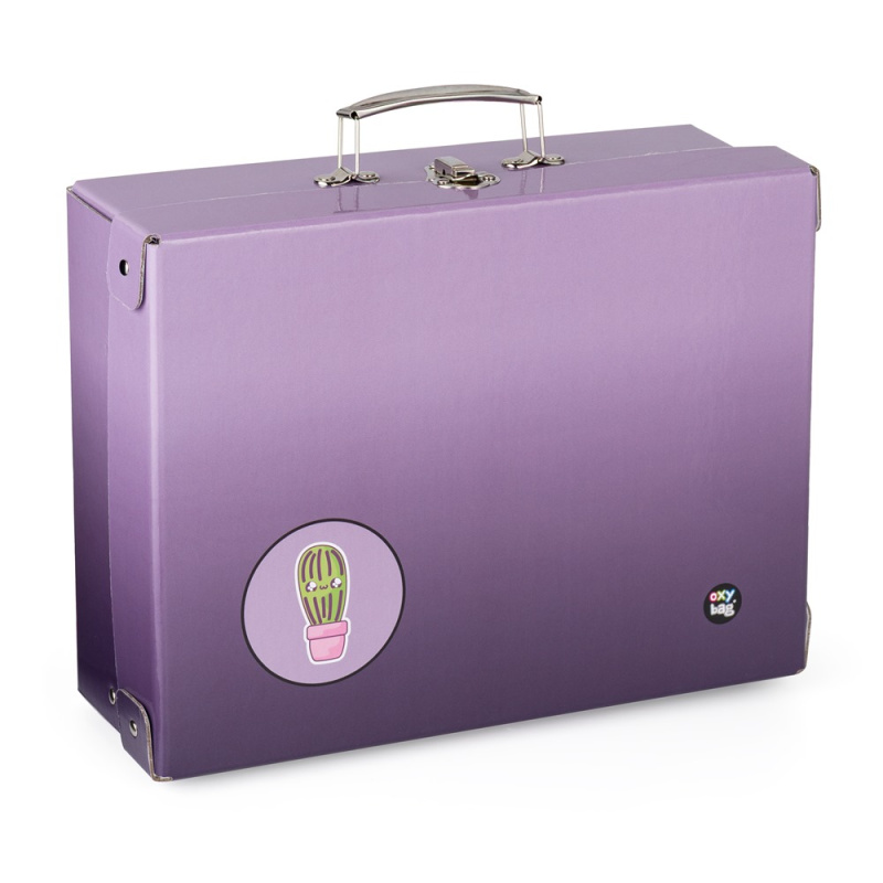 Karton P + P lamino hranatý A4 OXY NEXT Ombre Purple