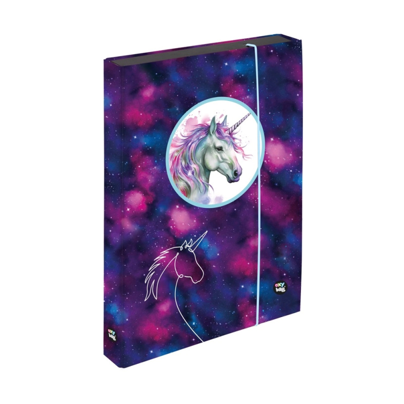 Oxybag A4 Jumbo Oxy Go Unicorn fialový