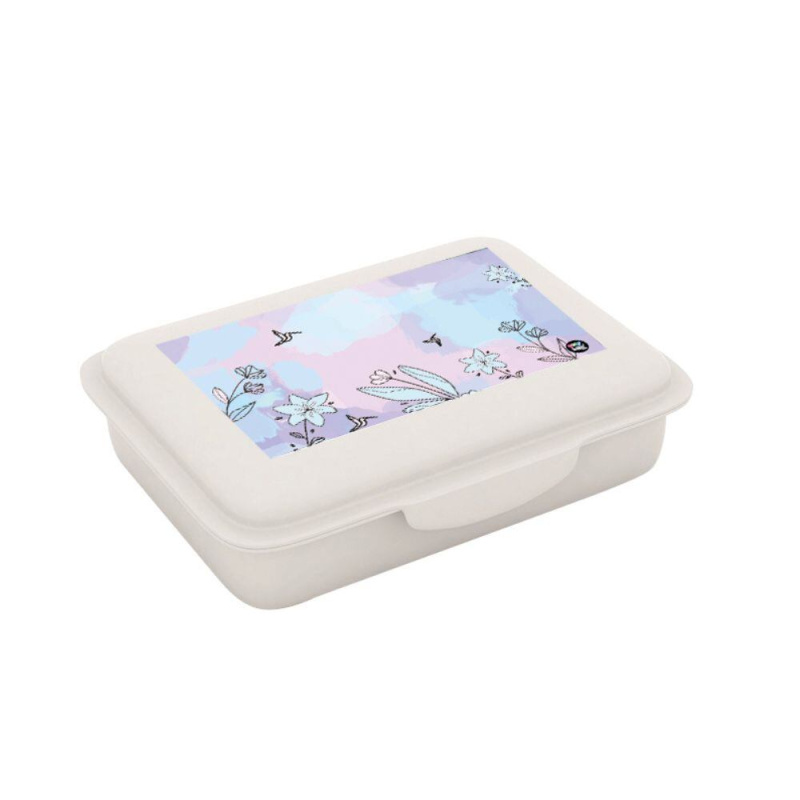 Karton P+P Box na svačinu s přihrádkou Kolibřík