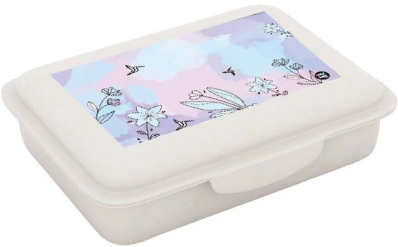 Karton P+P Box na svačinu s přihrádkou Kolibřík