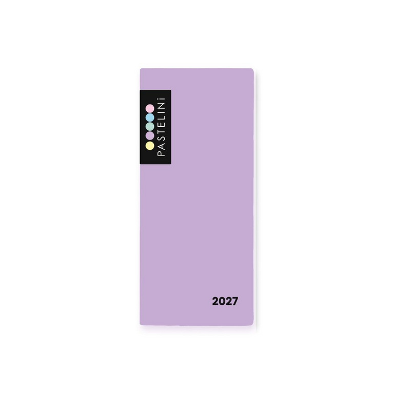 Týdenní diář 2027 Karton P+P kapesní - PVC PASTELINI fialová