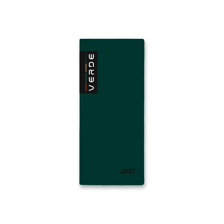 Týdenní diář 2027 Karton P+P kapesní - PVC VERDE zelená