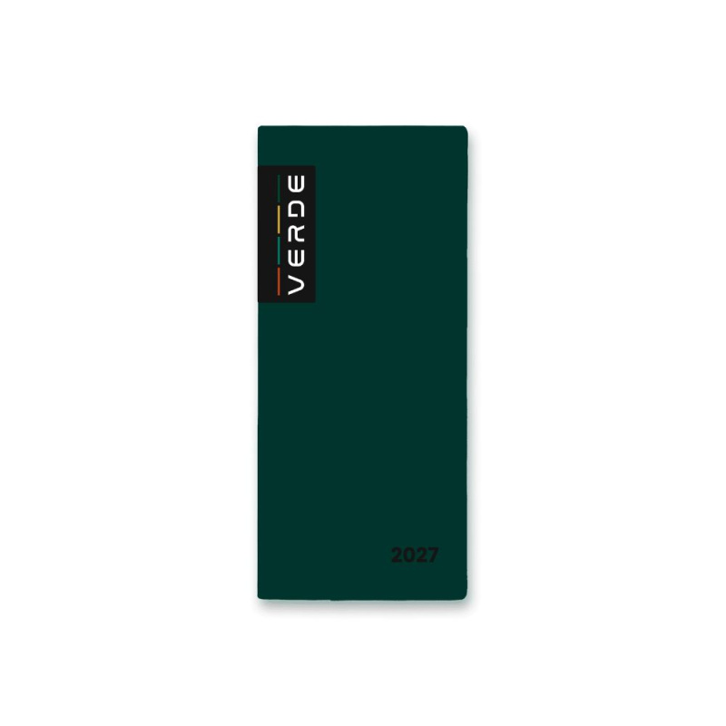 Týdenní diář 2027 Karton P+P kapesní - PVC VERDE zelená