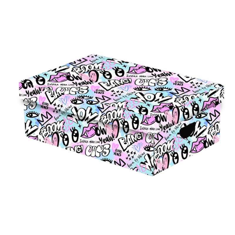 Krabice lamino velká Funny girl KARTONPP