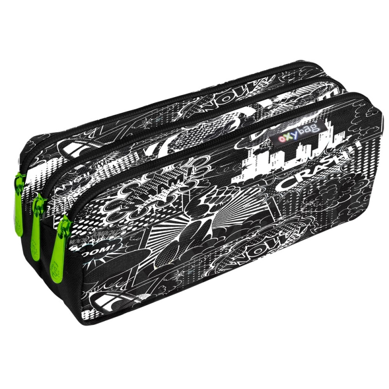 Pouzdro etue 3 zipy Crash KARTONPP
