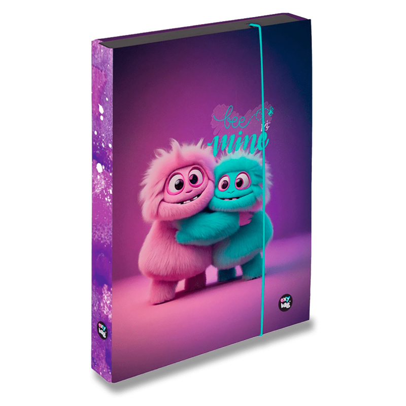 Box na sešity A4 Jumbo Monster KARTONPP