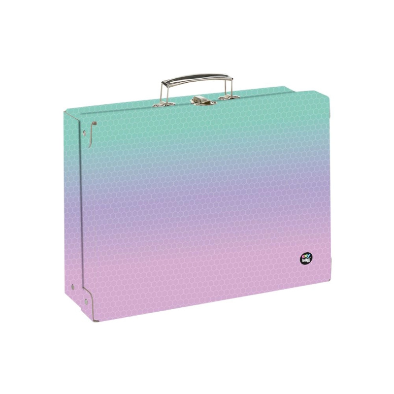 Kufřík lamino hranatý A4 OXY NEXT Ombre Pink KARTONPP