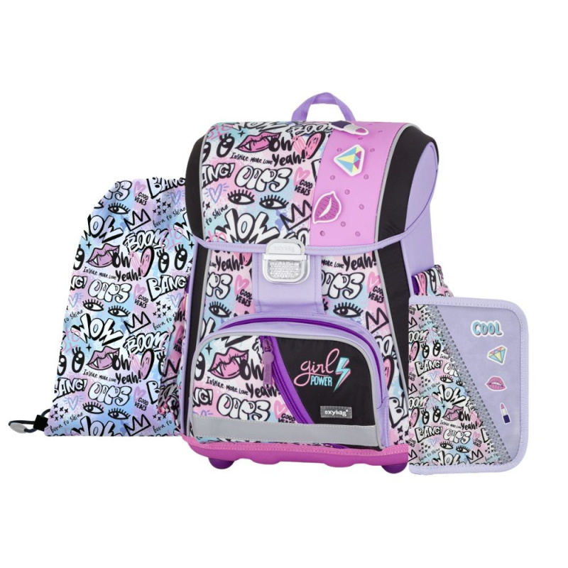 Školní set 3ks PREMIUM Funny Girl KARTONPP