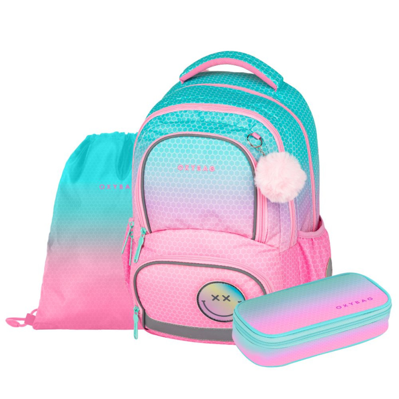 Školní set 3ks OXY NEXT Ombre Pink KARTONPP