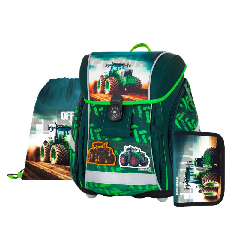 Školní set 3ks PREMIUM LIGHT traktor KARTONPP